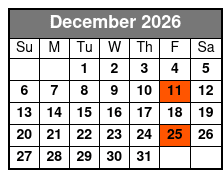 Rise and Dine Food Tour in Vintage Style Trolley December Schedule