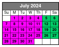 Hersheypark July Schedule