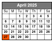 Hersheypark April Schedule