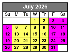Hersheypark July Schedule