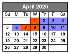 Magic and Mayhem  April Schedule