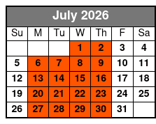 ICONIC At The Alabama Theatre July Schedule