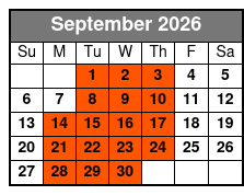 ICONIC At The Alabama Theatre September Schedule