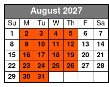 ICONIC At The Alabama Theatre August Schedule