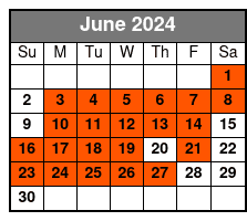 ICONIC Floor Seating June Schedule