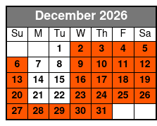 Myrtle Beach Murder Mystery Dinner Shows (RigaTony's & Murder in the Wild West) December Schedule