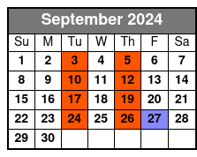Myrtle Beach Sightseeing Trolley Tours September Schedule