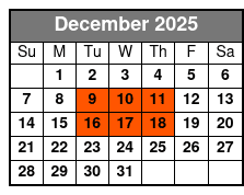 Myrtle Beach Sightseeing Trolley Tours December Schedule