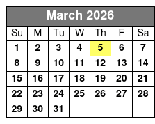 Myrtle Beach Sightseeing Trolley Tours March Schedule