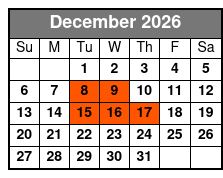 Myrtle Beach Sightseeing Trolley Tours December Schedule