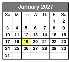 Myrtle Beach Sightseeing Trolley Tours January Schedule