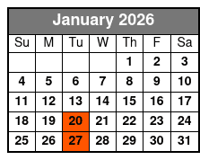 Myrtle Beach History, Movies and Music Trolley Tour January Schedule