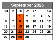 Myrtle Beach History, Movies and Music Trolley Tour September Schedule