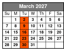 Myrtle Beach History, Movies and Music Trolley Tour March Schedule