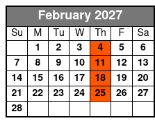 Myrtle Beach Area Ghosts, Pirates and Historic Families Trolley Tour February Schedule