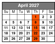 Myrtle Beach Area Ghosts, Pirates and Historic Families Trolley Tour April Schedule
