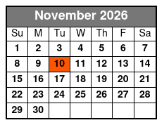 Myrtle Beach Military History Trolley Tour November Schedule