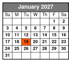 Myrtle Beach Military History Trolley Tour January Schedule