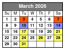 Myrtle Beach Dolphin Sunset Cruise March Schedule