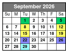 Myrtle Beach Dolphin Sunset Cruise September Schedule