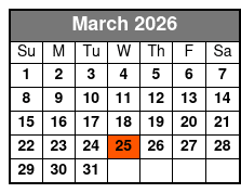 Simon & Garfunkel Story Balcony Seating March Schedule