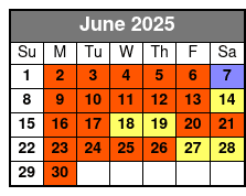 Treehouse Experience June Schedule