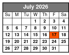 Caravan Of Stars July Schedule