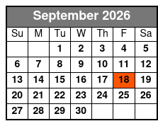 Caravan Of Stars September Schedule