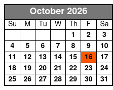 Caravan Of Stars October Schedule
