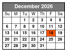 Caravan Of Stars December Schedule