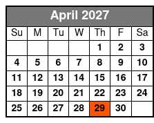 Caravan Of Stars April Schedule