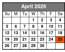 Jefferson Starship Floor Seating April Schedule