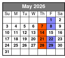 Rock N Soul May Schedule