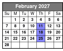Rock N Soul February Schedule