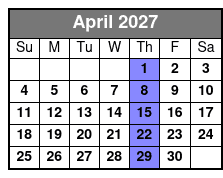 Rock N Soul April Schedule
