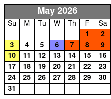 Disco Fever The Ultimate Disco Experience  May Schedule