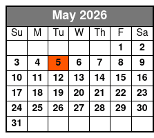 Elvis Tribute Starring Maxlee James May Schedule