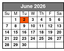 Elvis Tribute Starring Maxlee James June Schedule