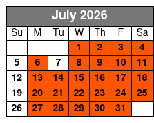 The Myrtle Beach Magic Show July Schedule