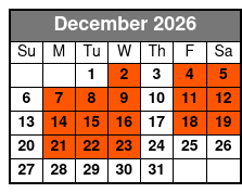 The Myrtle Beach Magic Show December Schedule