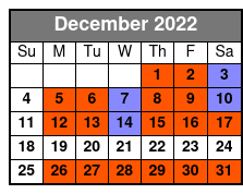 Legends In Concert Christmas Show Regular Seating December Schedule