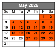Legends In Concert Bronze Seating May Schedule