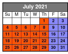 WonderWorks All Access July Schedule