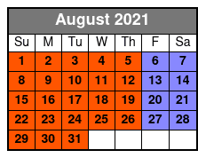 WonderWorks All Access August Schedule