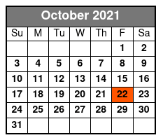 Time Warp October Schedule