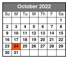 Time Warp October Schedule