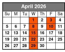 Time Warp Myrtle Beach April Schedule