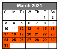 Guided Myrtle Beach Backwater Kayak Tour March Schedule