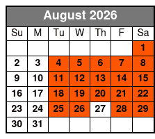 Fire Luau at St Johns Inn in Myrtle Beach August Schedule