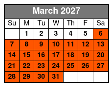 Myrtle Beach Dolphin Sightseeing Cruises March Schedule